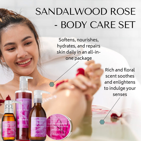 Sandalwood Rose Body Care Set – RD Alchemy Natural Products