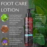 organic foot care lotion