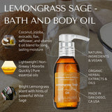 Lemongrass Sage Bath & Body Oil 