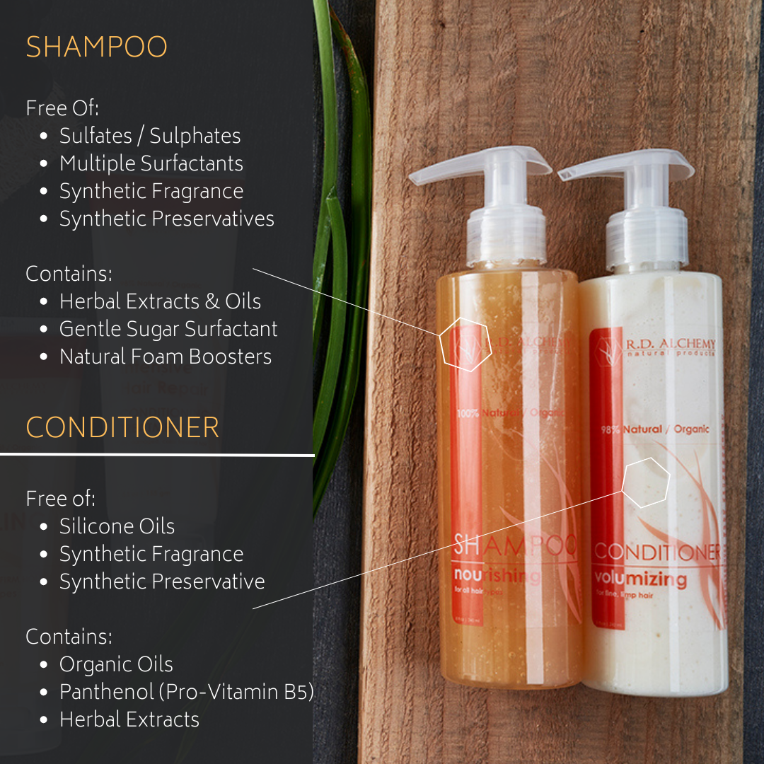 shampoo and conditioner