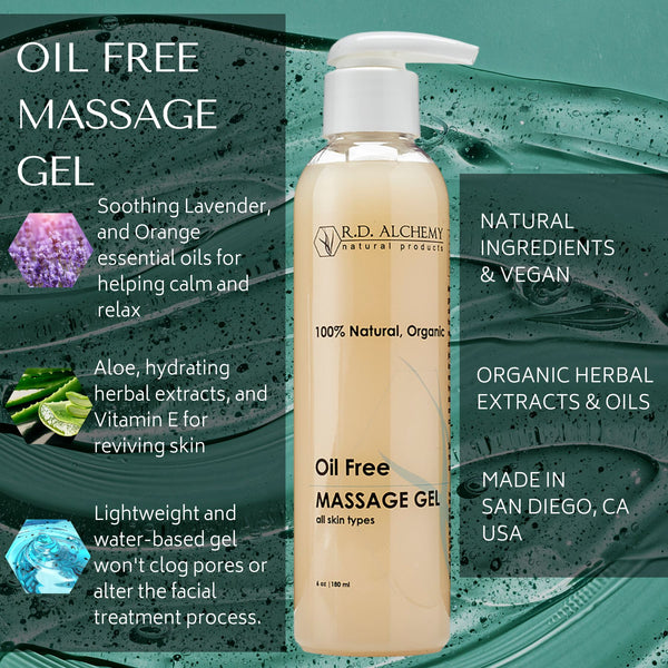Oil-Free Massage Gel | Lavender & Orange | Hydrating, Non-Greasy