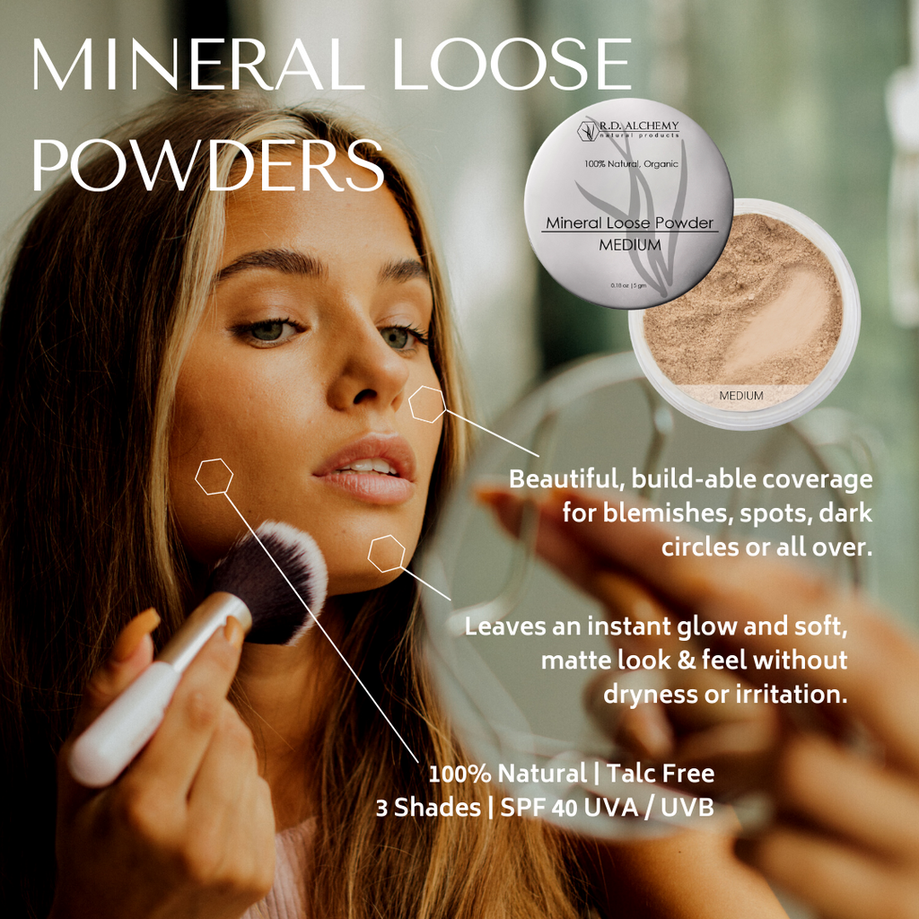 Mineral Loose Powders - TALC FREE! – RD Alchemy Natural Products