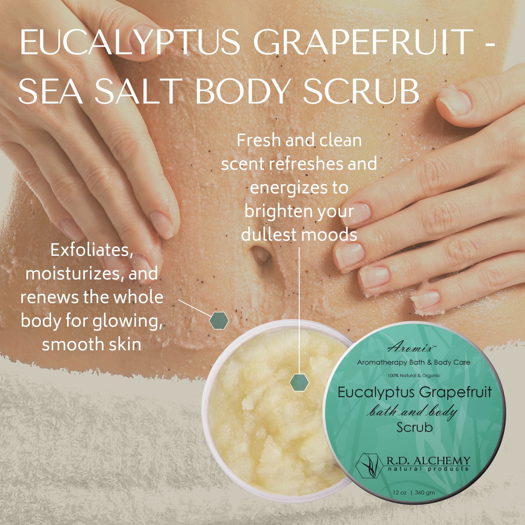 Eucalyptus Grapefruit - Sea Salt Body Scrub