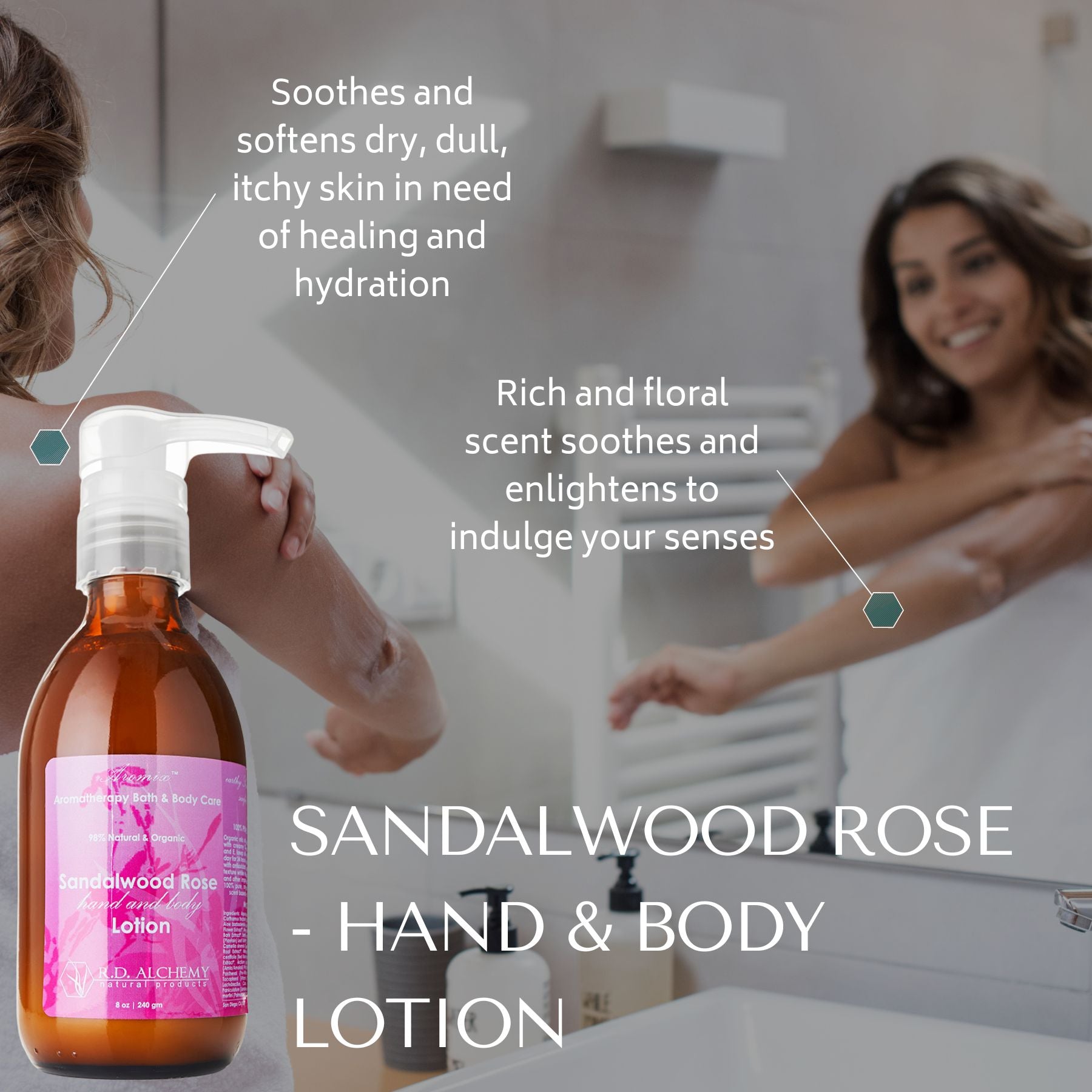 Aromix Aromatherapy Hand & Body Lotion  Organic & Vegan Body Care – RD  Alchemy Natural Products