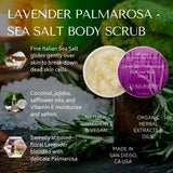 Sea Salt Body Scrub - Lavender Palmarosa