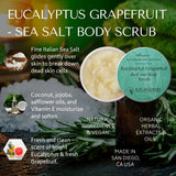 Eucalyptus Grapefruit - Sea Salt Body Scrub