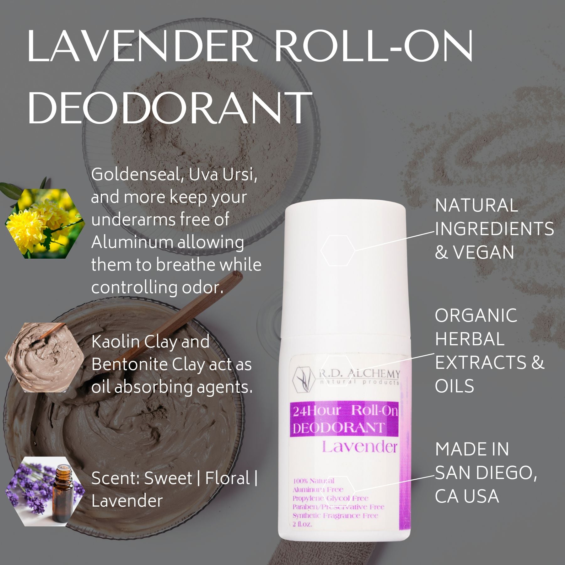 Lavender Roll-On Deodorant