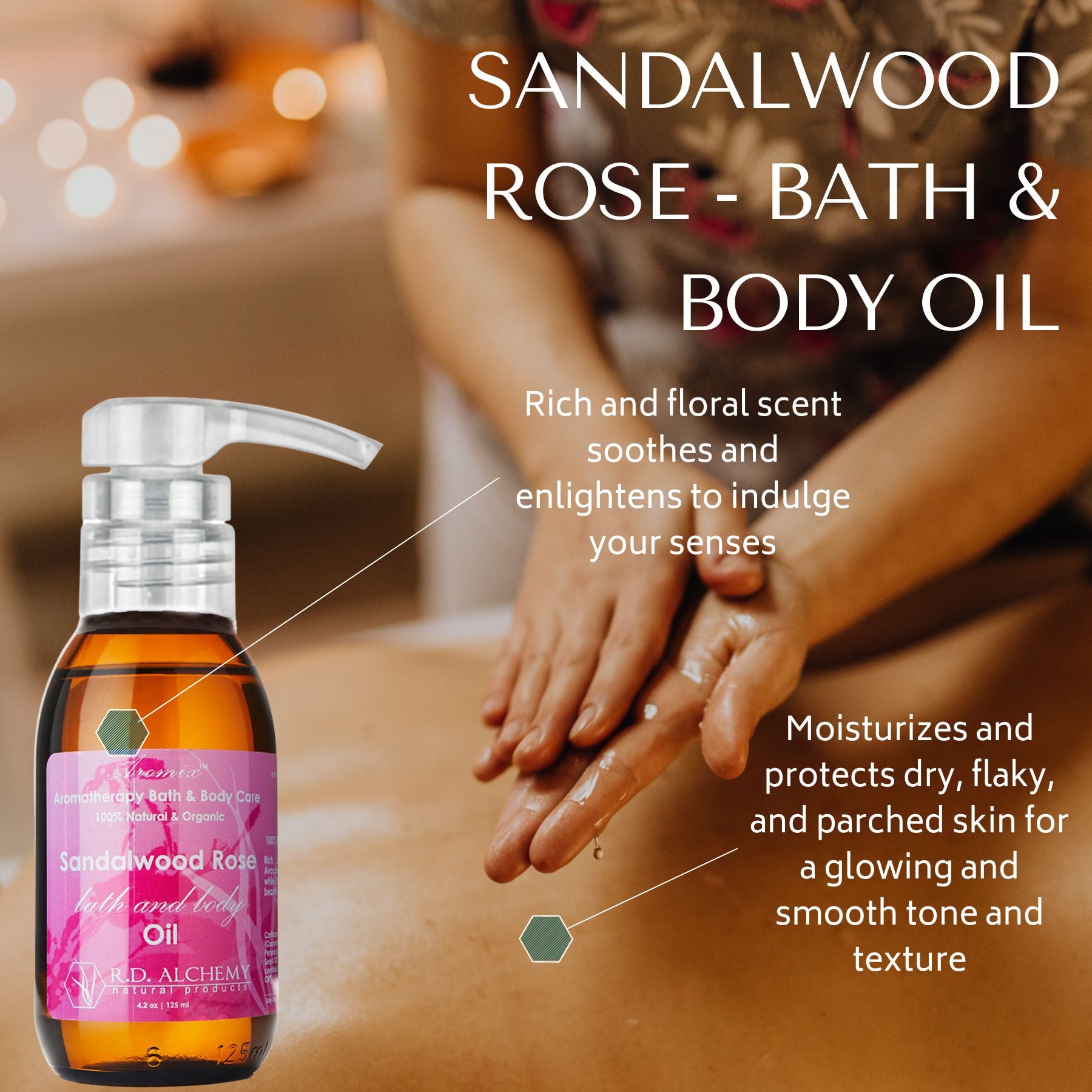 Sandalwood Rose Body Oil 
