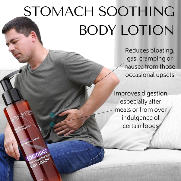 Soothing Digestion Lotion Relief for Bloating, Gas, IBS and Nausea