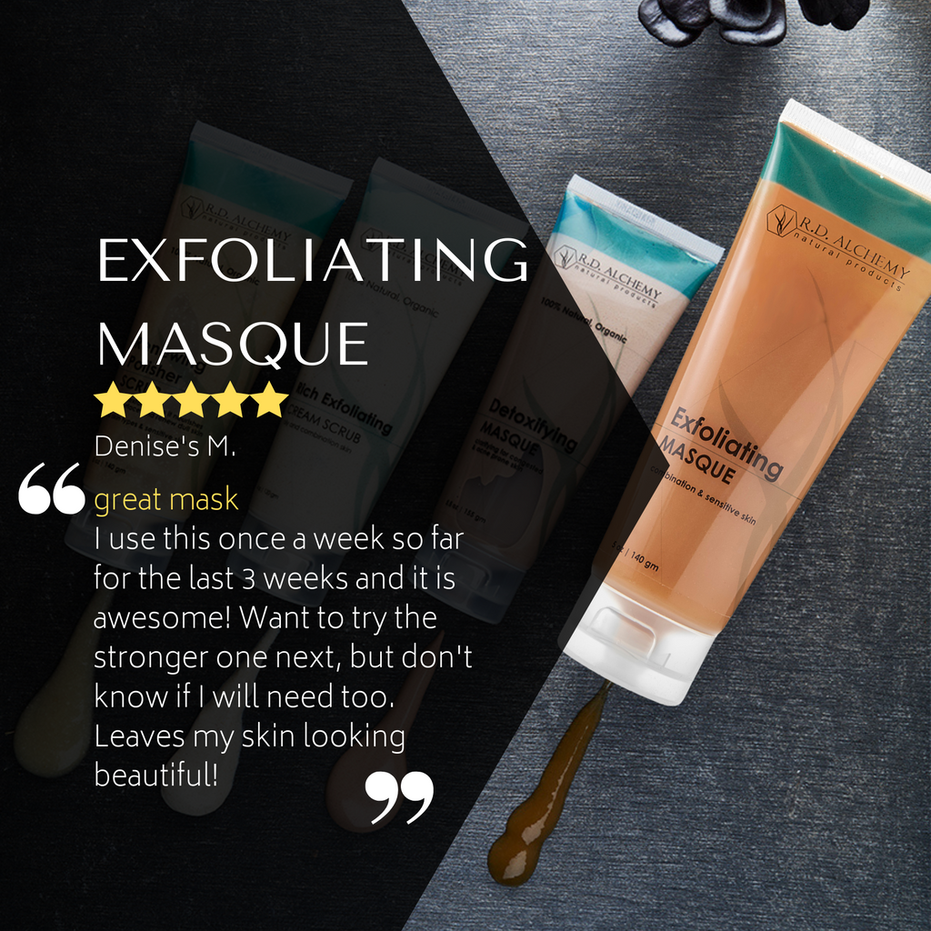 Exfoliating Mask Brighten Dry, Dull, and Oily Skin At Home RD