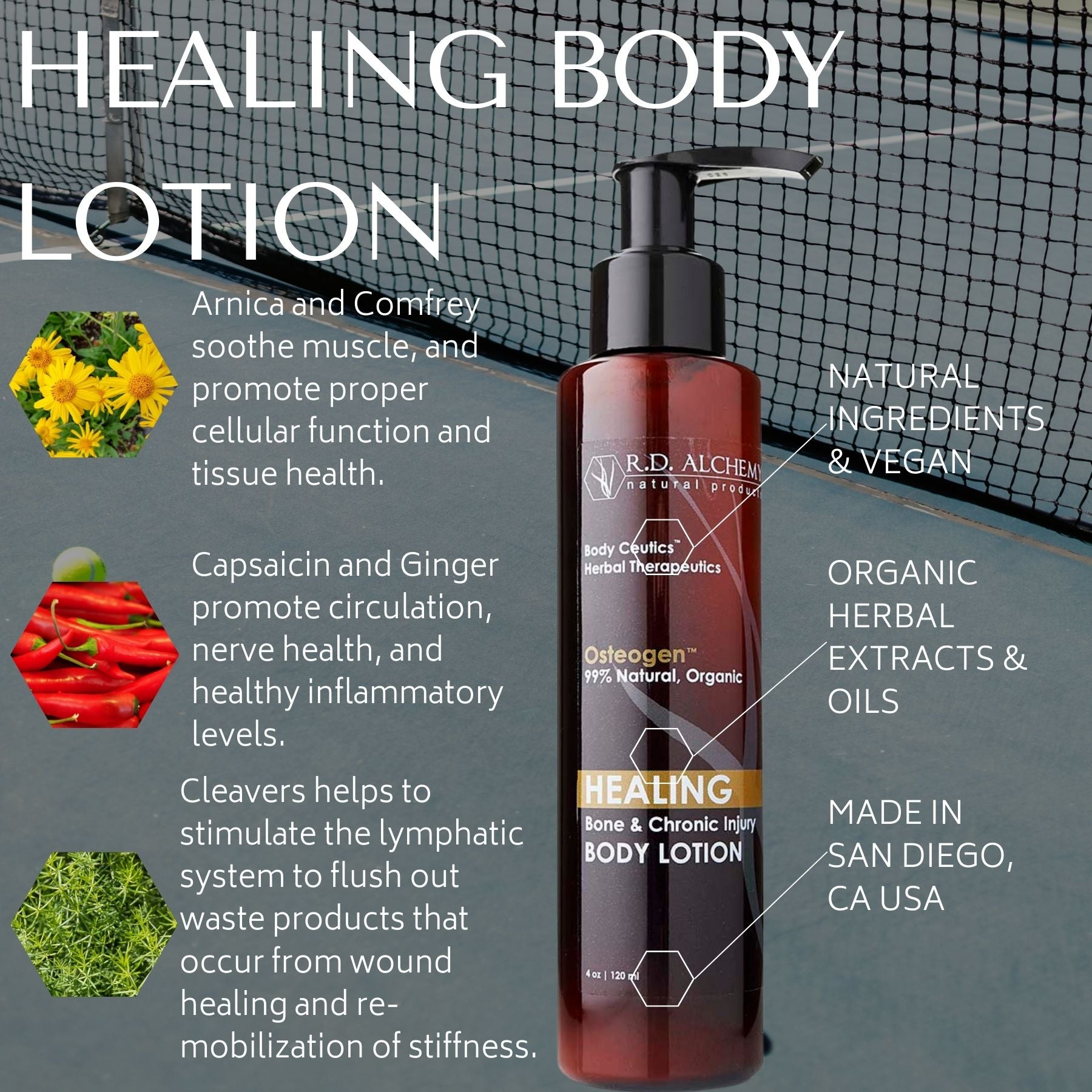 Organic Healing Body Lotion