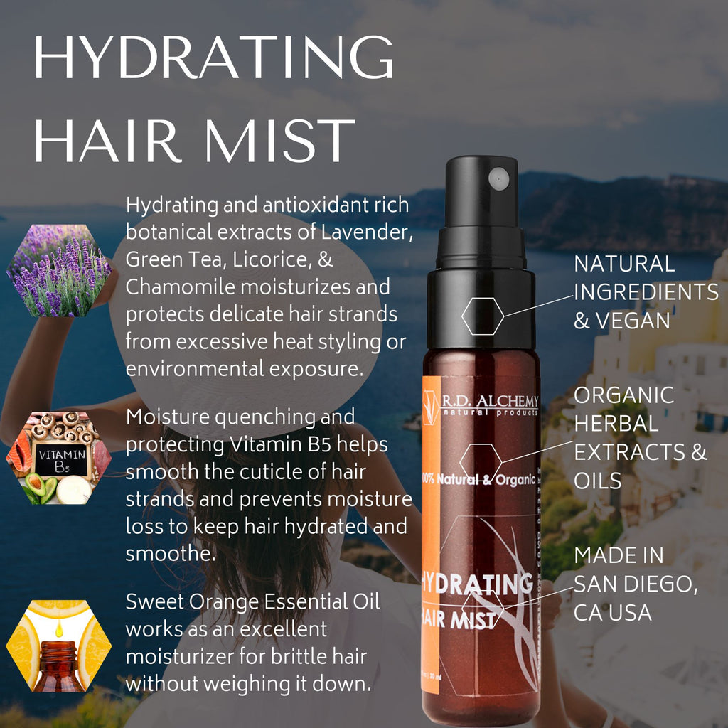 Hydrating Hair Mist RD Alchemy Natural Products
