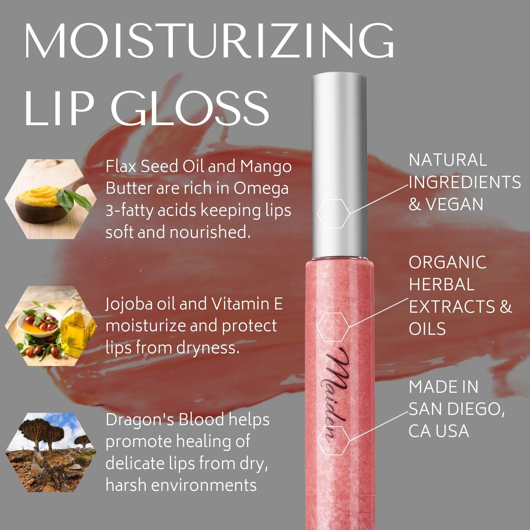 Natural & Organic Hydrating Lip Gloss