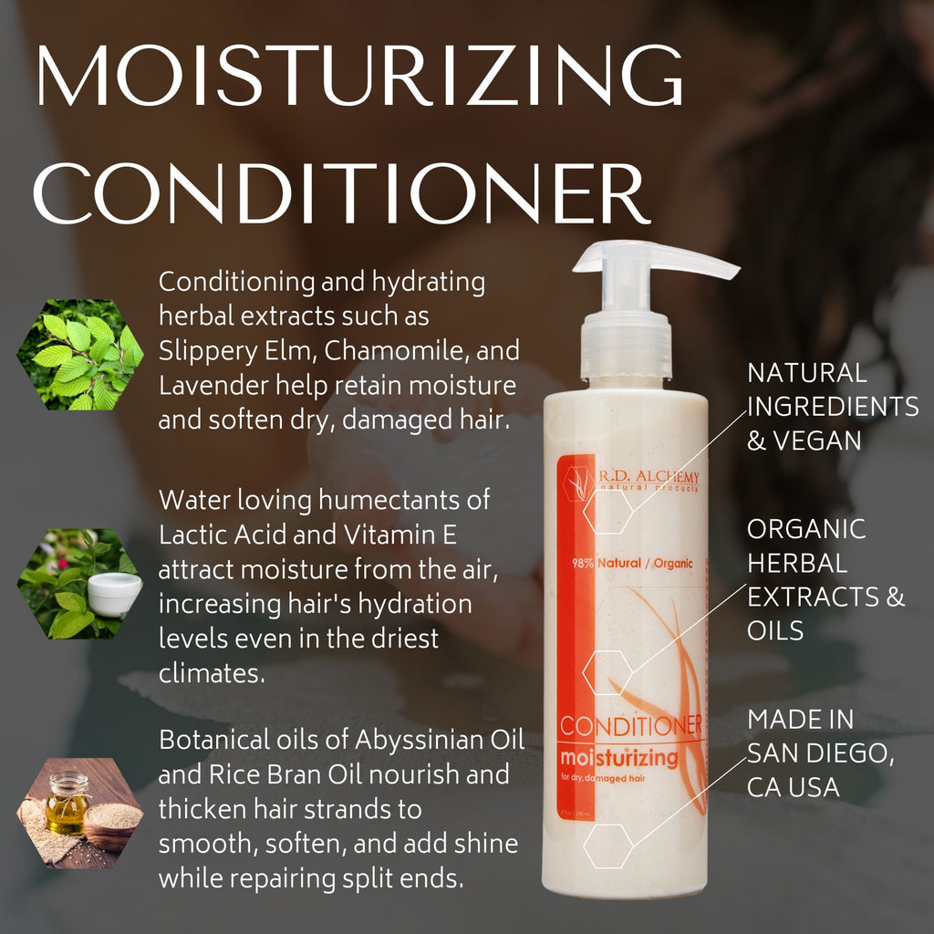 Moisturizing Conditioner Sulfate, Paraben, Silicone FREE RD Alchemy