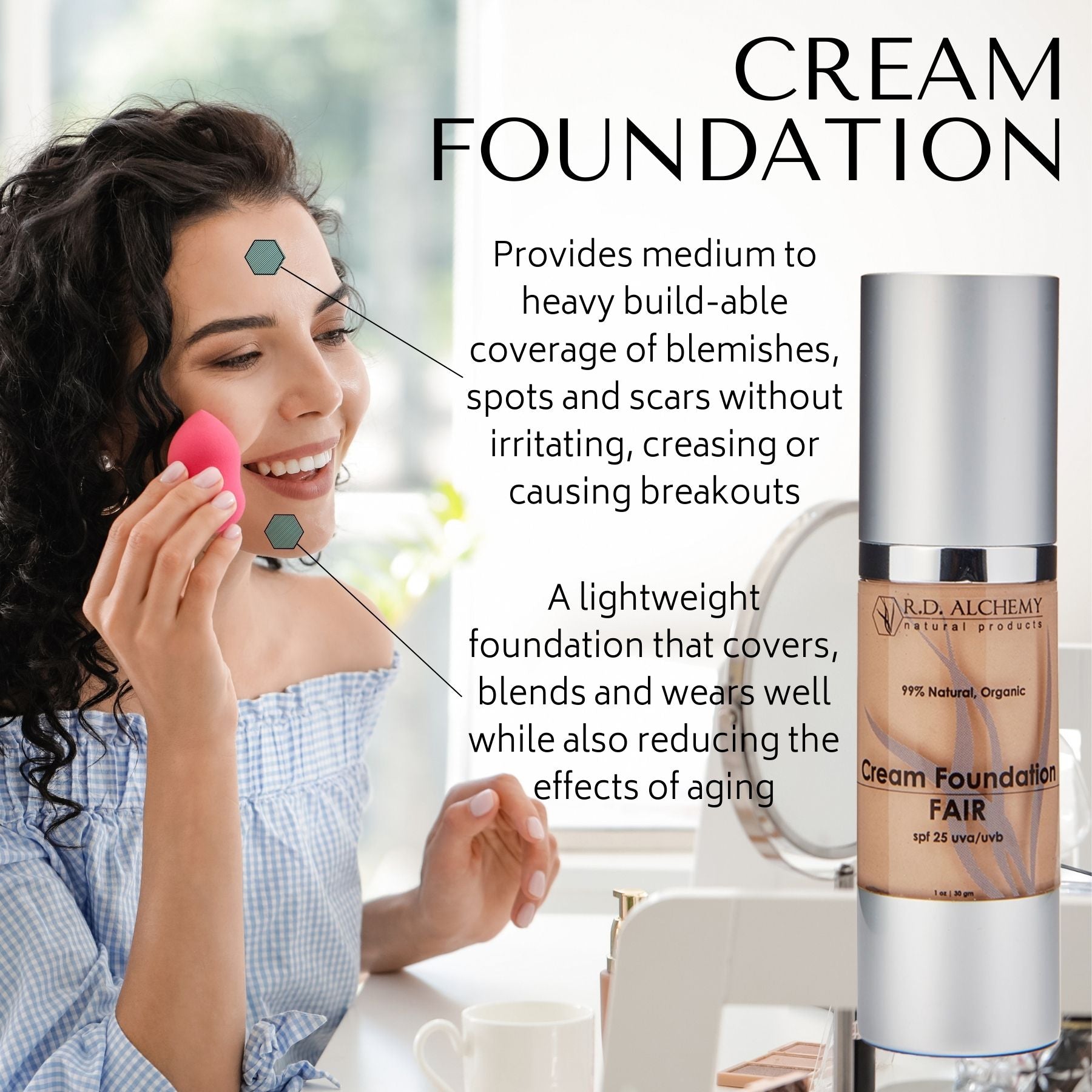 organic cream foundation