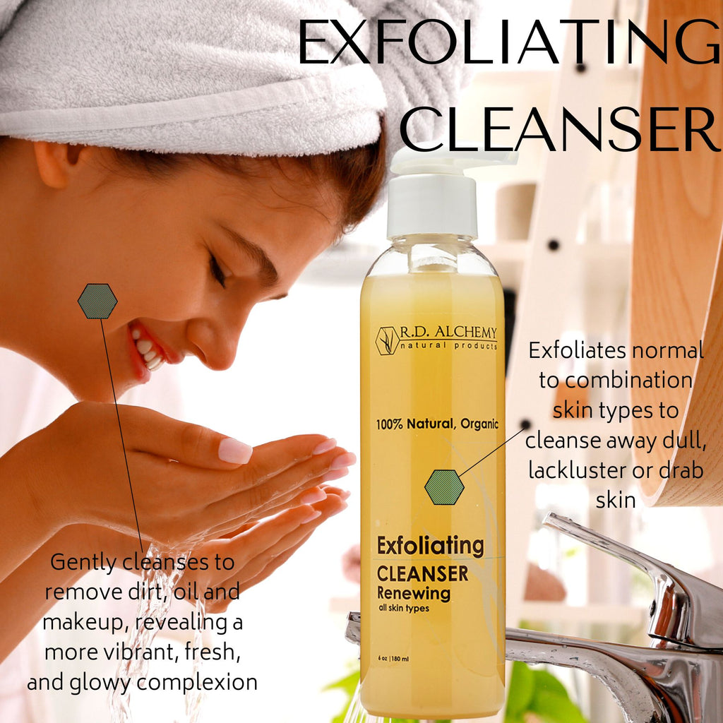 Exfoliating Cleanser Natural, Organic, & SoapFree! RD Alchemy