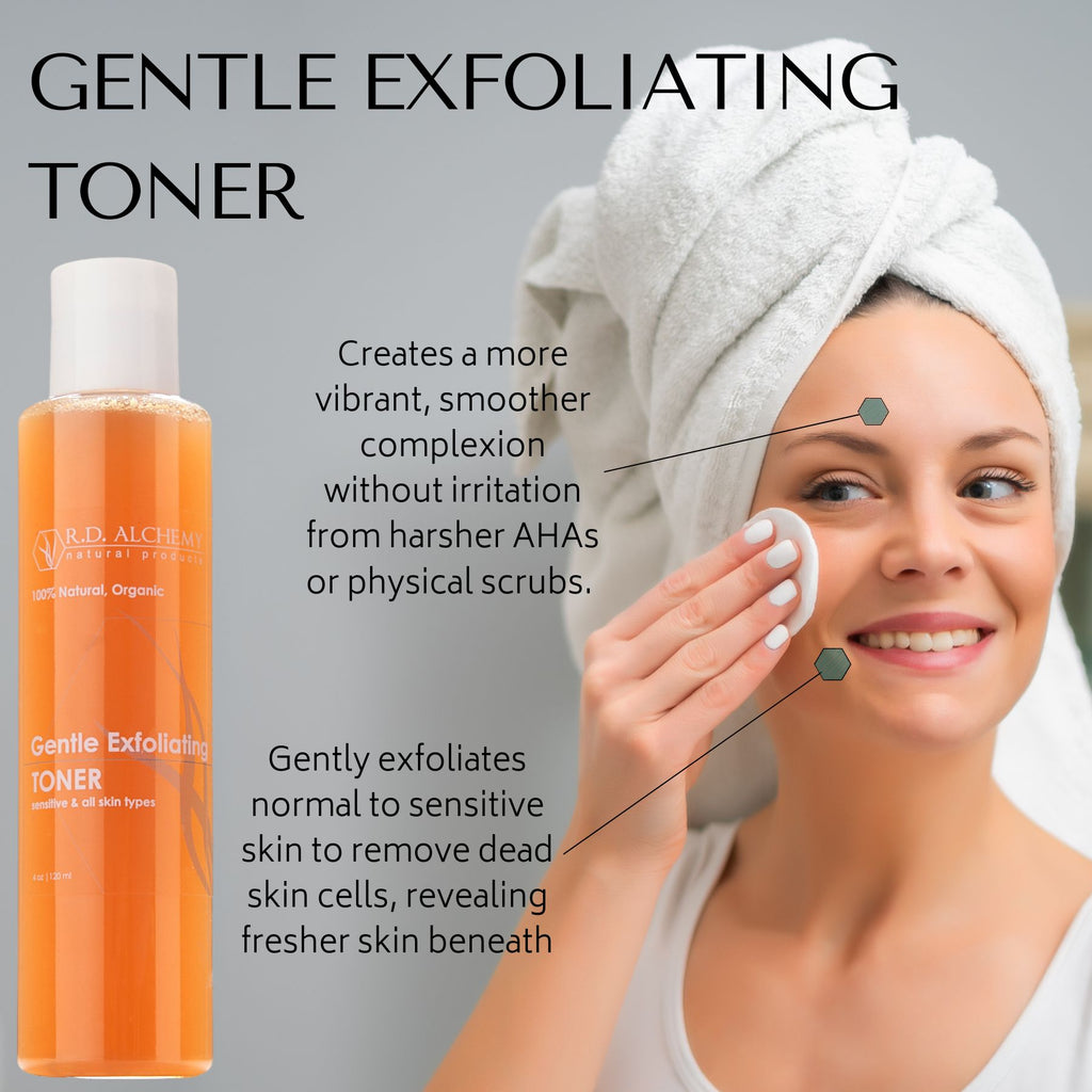 Gentle Exfoliating Toner AHA Formula for Sensitive Skin RD Alchemy