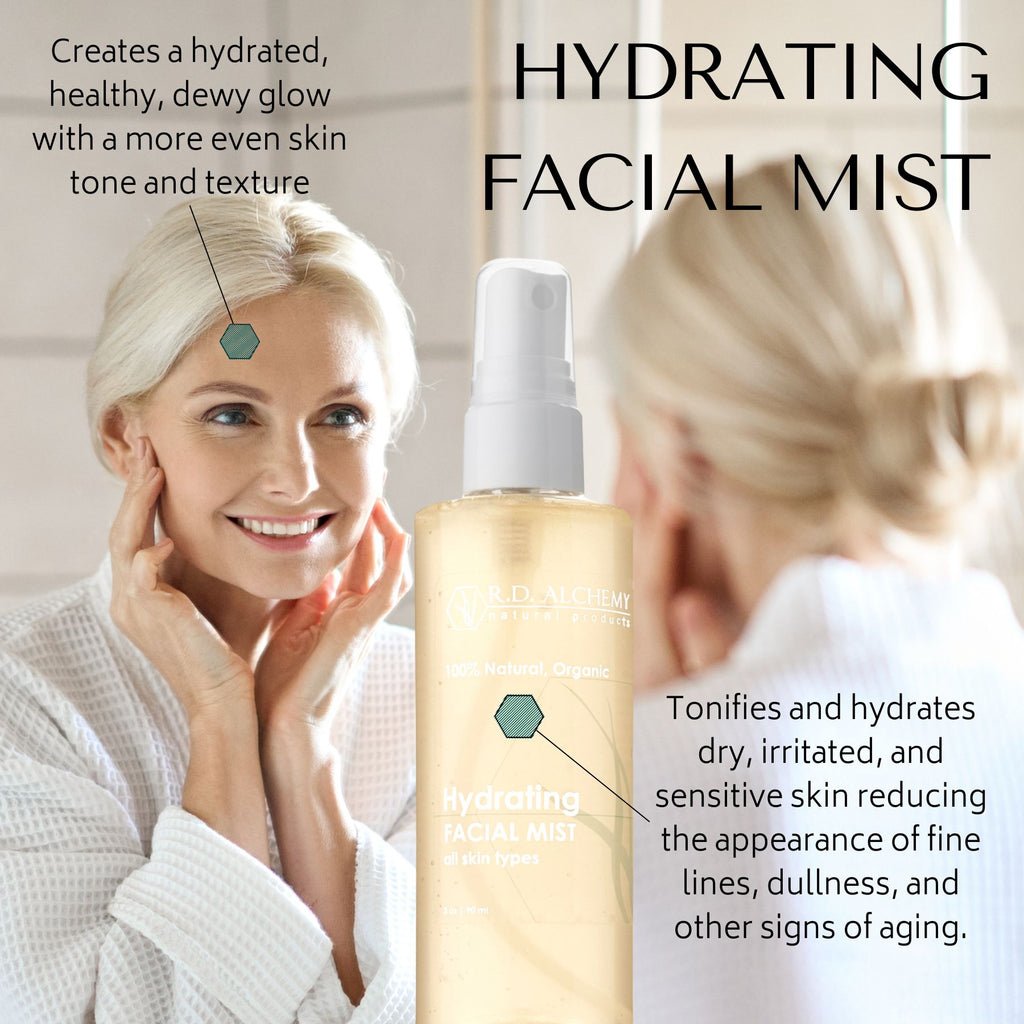 Hydrating Mist Save dry skin and hair anytime and anywhere! RD