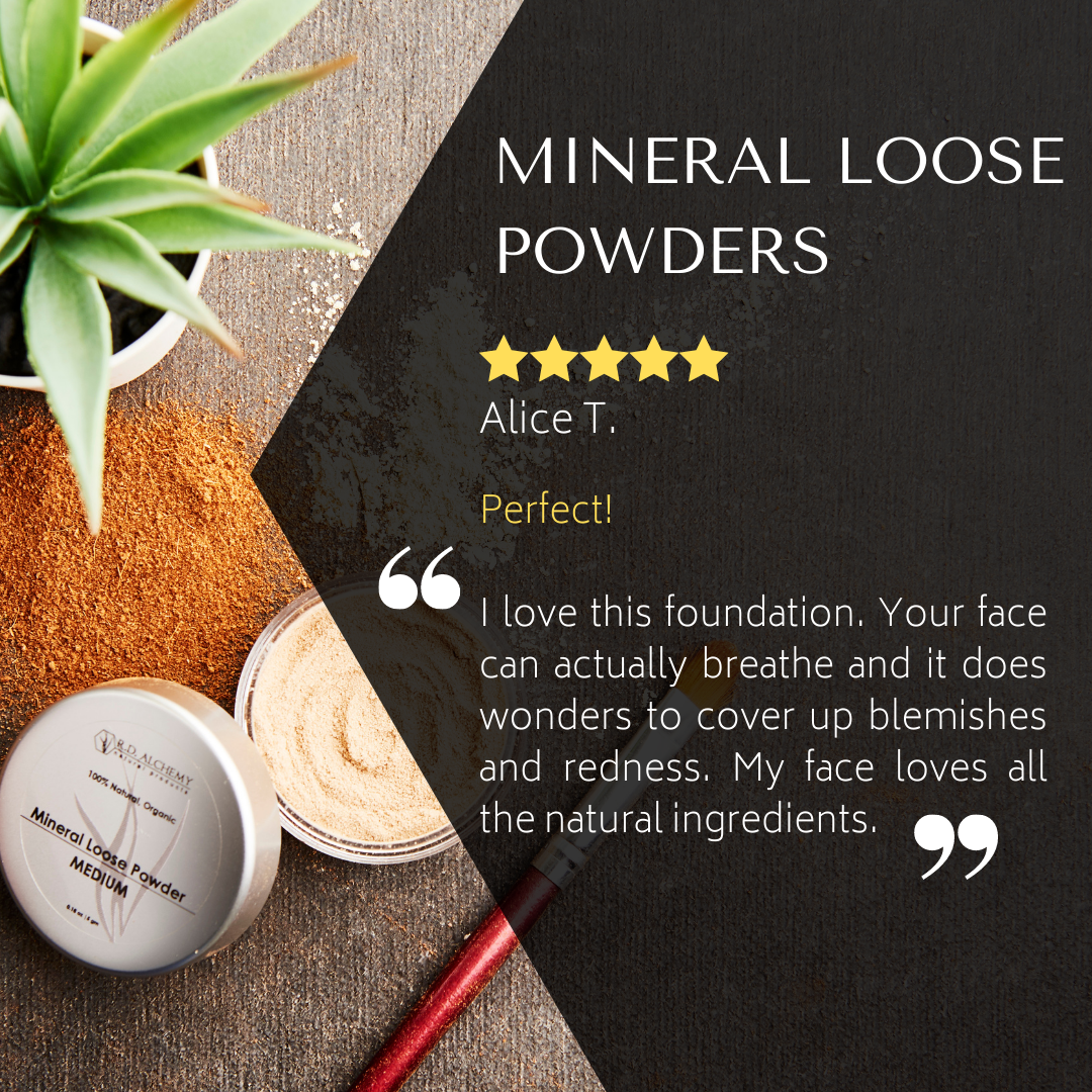 Mineral loose outlet powder