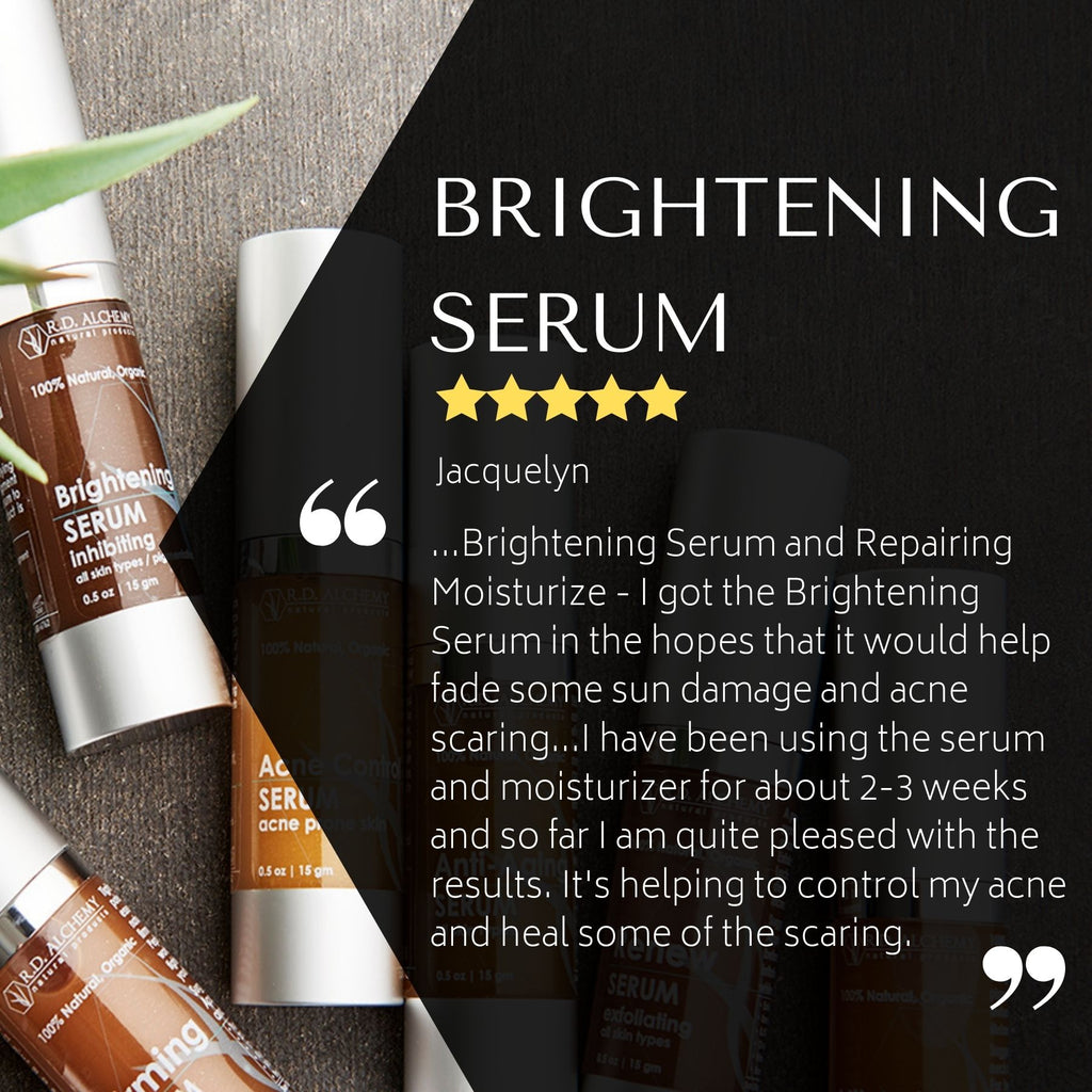 Brightening Serum to Lighten Facial Skin Tone RD Alchemy RD Alchemy